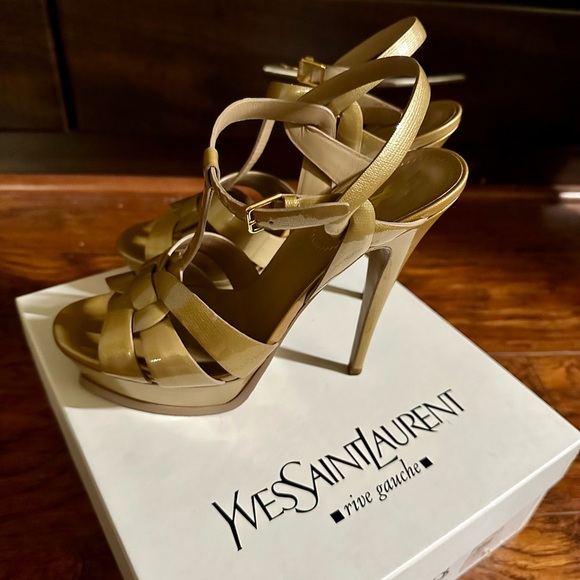 YSL TRIBUTE PLATFORM SANDALS - Picture 3 of 4